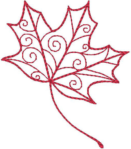 Falling Leaves [4x4] 10914 Machine Embroidery Designs