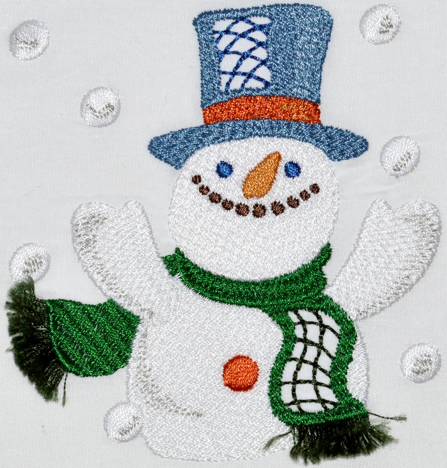 New Style Snowmen with Fringe [4x4] # 11063
