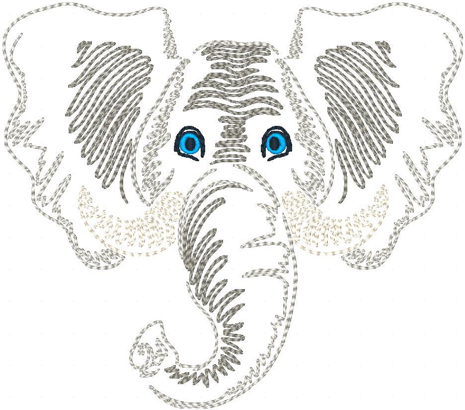 Zig-Zag-Zoo-1 [5x7] 11472 Machine Embroidery Designs