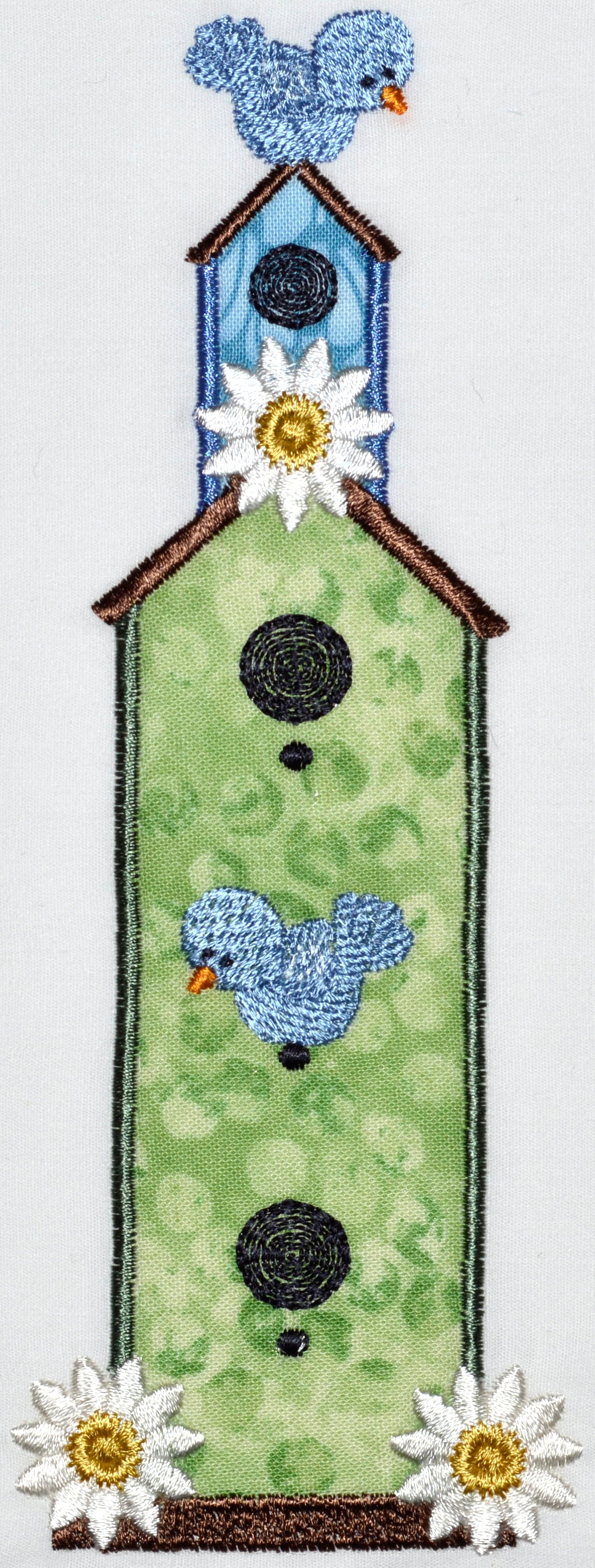 Applique Birdhouses [5x7] # 10565