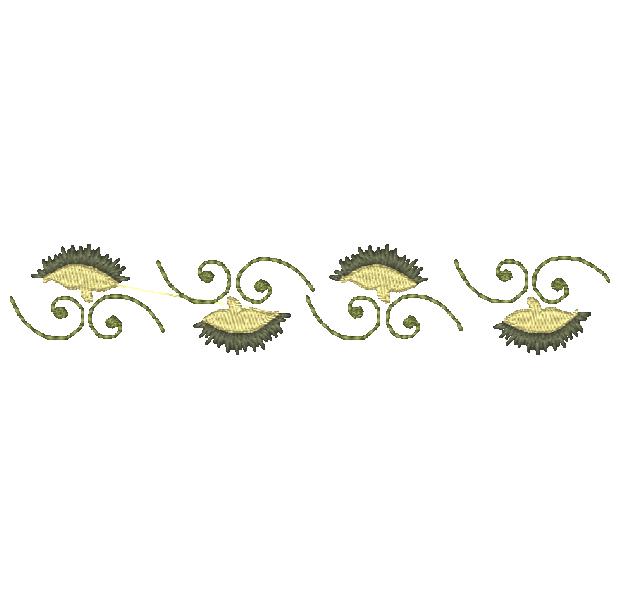 Jacobean Firefly [4x4] 11257 Machine Embroidery Designs