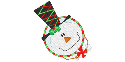 Snowman Circles [4x4] 11570 Machine Embroidery Designs