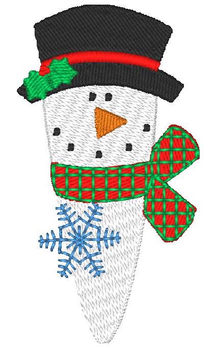 Snowman Icicles JTL [4x4] 11662  Machine Embroidery Designs