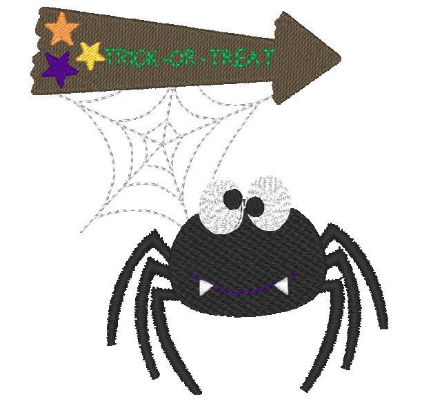 Silly Spiders [4x4] 11643  Machine Embroidery Designs
