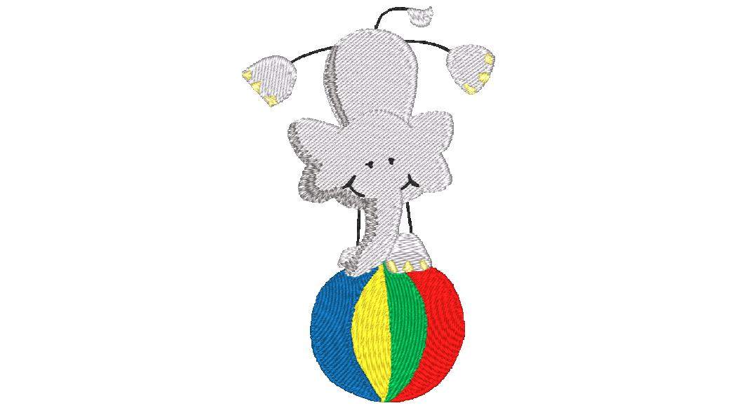 Circus Sticky Animals 10619 Machine Embroidery Designs