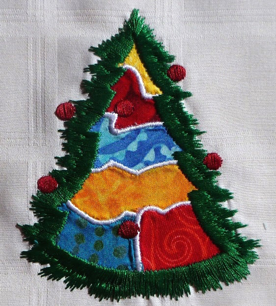 ITH Whimsy Stuffed Christmas Trees  [5x7]  # 10135