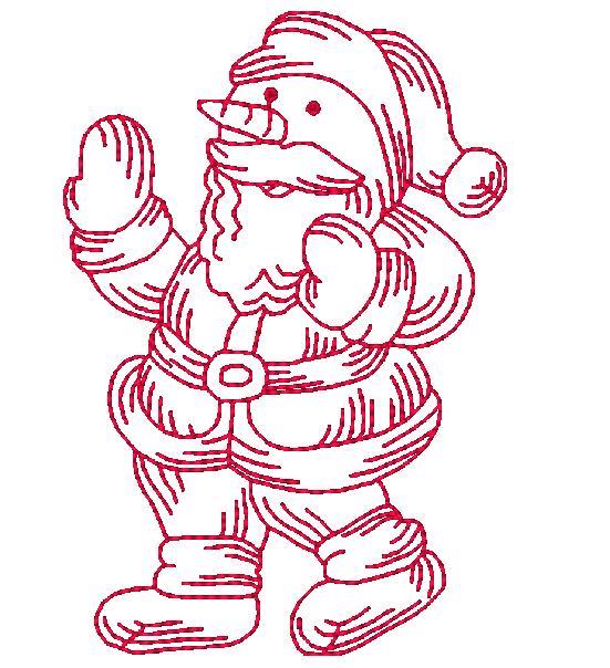 Christmas Snowman  [4x4] # 10692