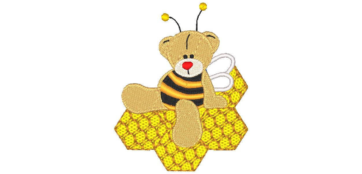 Chubby Bees [4x4]  11558 Machine Embroidery Designs
