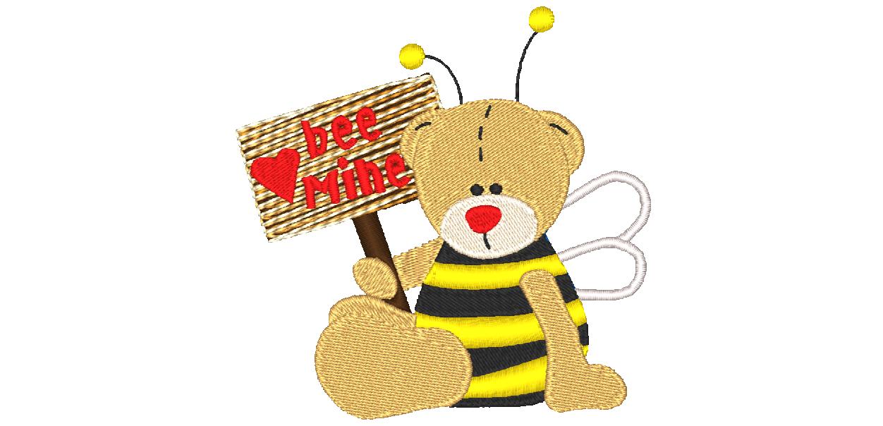 Chubby Bees [4x4]  11558 Machine Embroidery Designs
