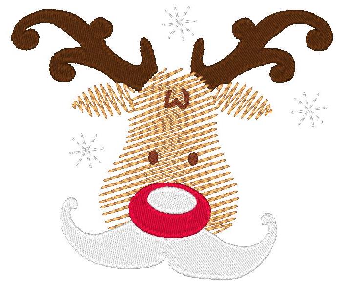 Rudolf Reindeer-JTL [4x4] 11711 Machine Embroidery Designs