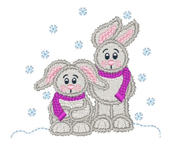 Bunnies - Snow    ATWS-10094