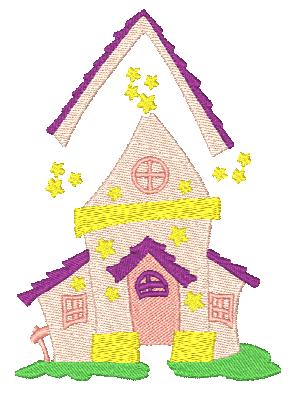 Enchanted Houses [4x4 & 5x7] 11226  Machine Embroidery Designs