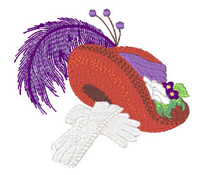 Red Hats [4x4] 11500 Machine Embroidery Designs