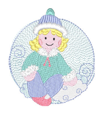 Winter Circles-KMC [4x4] 11693Machine Embroidery Designs
