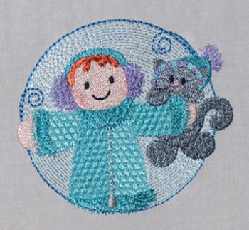 Winter Circles-KMC [4x4] 11693Machine Embroidery Designs