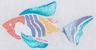 Mylar Fish [4x4] 11130 Machine Embroidery Designs
