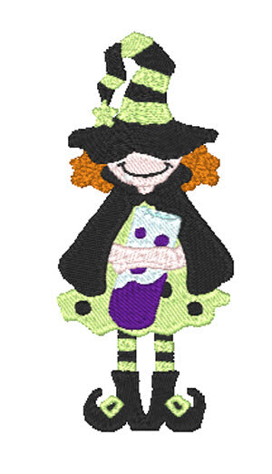 Witches Halloween-KMC [4x4] 11692 Machine Embroidery Designs