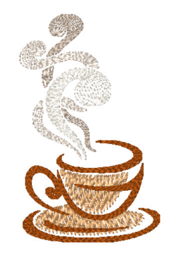 I Love Coffee-2 [4x4] 11463 Machine Embroidery Designs