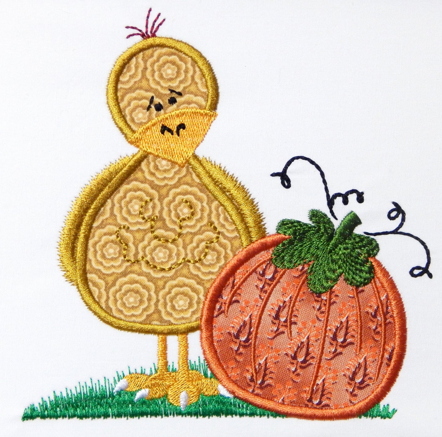 Autumn Poultry 1 Applique  10819 [5x7] Machine Embroidery Designs