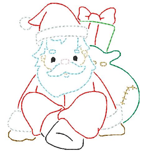 Santa Multiline  [4x4] # 10413