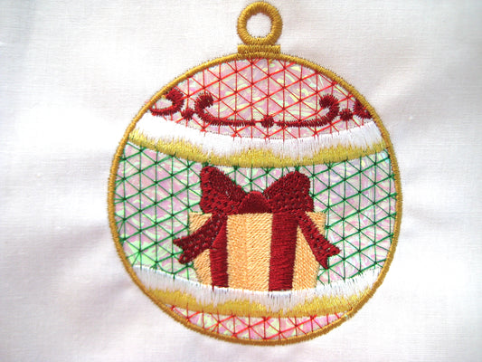 Christmas Ornaments Mylar LM [4x4] 10791 Machine Embroidery Designs