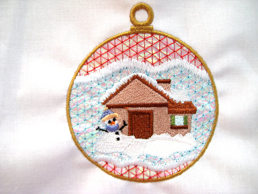 Christmas Ornaments Mylar LM [4x4] 10791 Machine Embroidery Designs