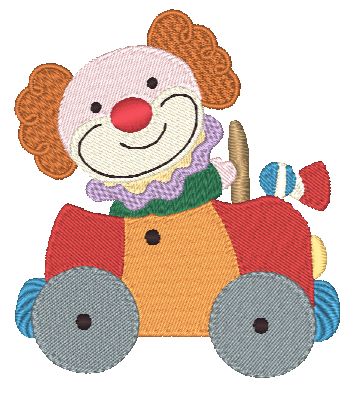 Clowns [4x4] 11623 Machine Embroidery Designs