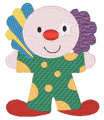Clowns [4x4] 11623 Machine Embroidery Designs