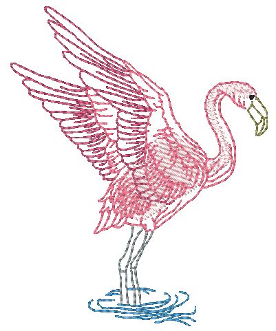 Flamingo Collection [4x4] 11569 Machine Embroidery Designs