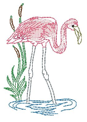 Flamingo Collection [4x4] 11569 Machine Embroidery Designs