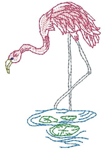 Flamingo Collection [4x4] 11569 Machine Embroidery Designs