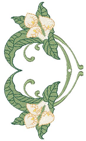 I Love Callas  [5x7] 11420 Machine Embroidery Designs