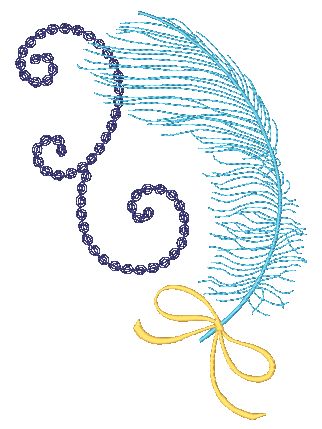 Feather-Fest-LM [5x7] 11239 Machine Embroidery Designs
