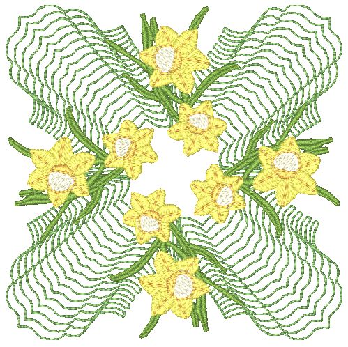 New Floral Style [4x4]  11366 Machine Embroidery Designs