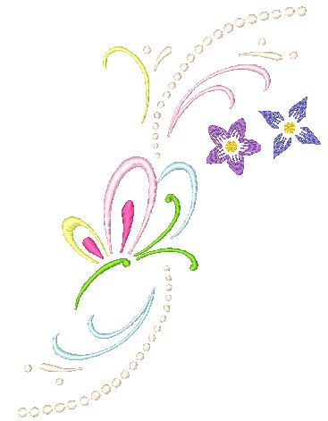 Neon-Butterflies-LM [5x7] 11690  Machine Embroidery Designs