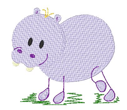Sticky Zoo Animals [4x4] 11723 Machine Embroidery Designs