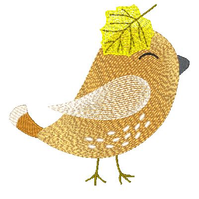 Cute Autumn Birds [4x4] 11564 Machine Embroidery Designs