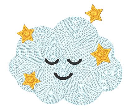 Cute Cloud Character  [4x4] #  10211