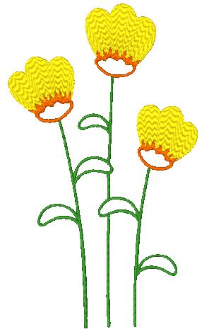 Bright-Blooms 10628 Machine Embroidery Designs