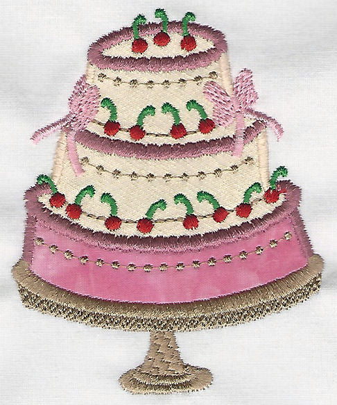 Fancy Cakes Applique [4x4] 11492 Machine Embroidery Designs