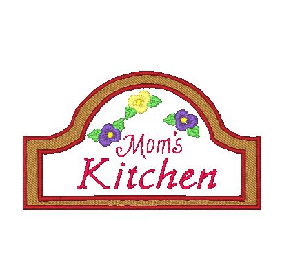 Moms-Kitchen-applique [4x4] 11090 Machine Embroidery Designs