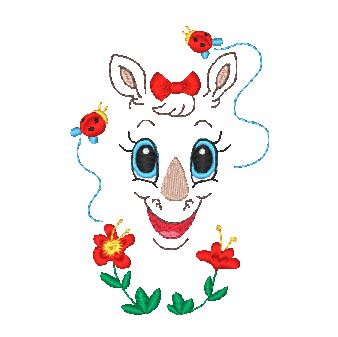 Zoo Friends Expressions [4x4] 11375 Machine Embroidery Designs