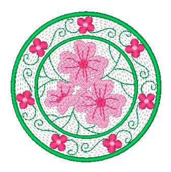 Chinese Plates [4x4] 11561 Machine Embroidery Designs