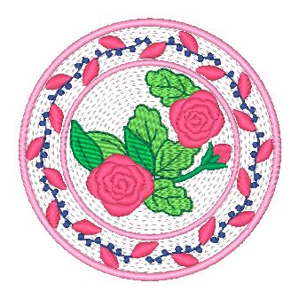 Chinese Plates [4x4] 11561 Machine Embroidery Designs