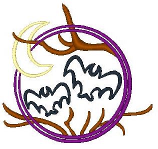 Art Deco Halloween  [4x4] # 10658