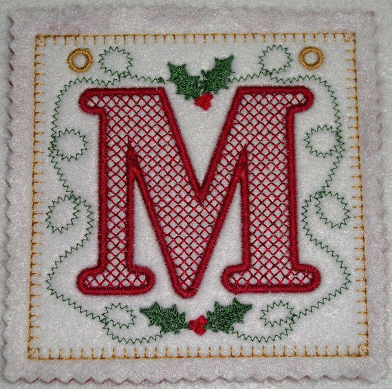 Merry Christmas Banner Project  [4x4 Hoop] # 10420