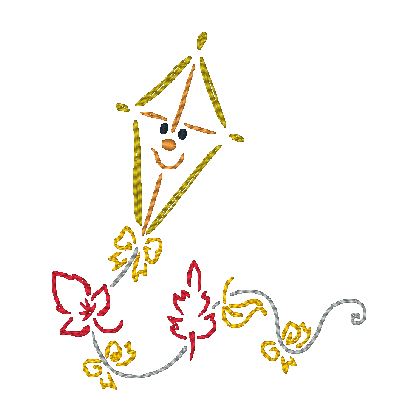Outline Fall Time [4x4] 10930 Machine Embroidery Designs