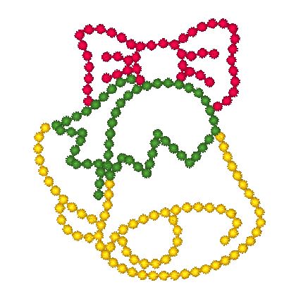 Mini Candlewicking Christmas  [4x4] # 10409