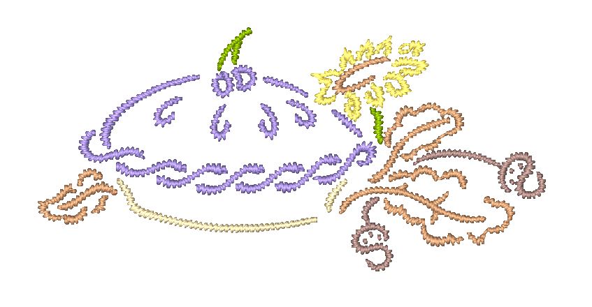 Outline-Thanksgiving-MCM [4x4] 10956 Machine Embroidery Designs