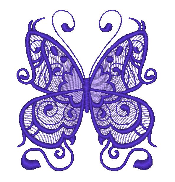 Tribal Butterflies [4x4] 11487 Machine Embroidery Designs